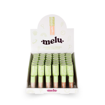 Box c/ 36 Unidades - Corretivo Liquido Melu (R$ 8,49)