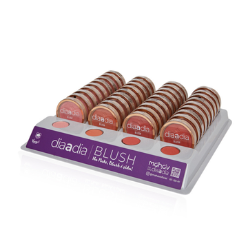 Box C/ 36 Unidades Blush Cintilante Dia A Dia Mahav R$: 4,69