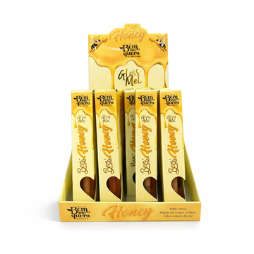 Gloss Glitter Honey Bem Me Quero Bella Makeup – Box com 24 Unidades