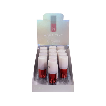 Lip Tint Ruby Rose Aqua Tint – Box com 12 Unidades (Cor  03)