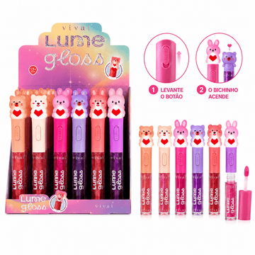 Box Lip Gloss Lume Vivai - 36 Unidades