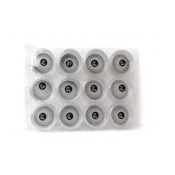 Cílios Fio a Fio com Nó 12mm – Box com 12 Unidades