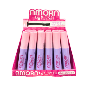 Box Máscara de Cílios Amora By Pink21 Cosmeticos - 24  Unidades