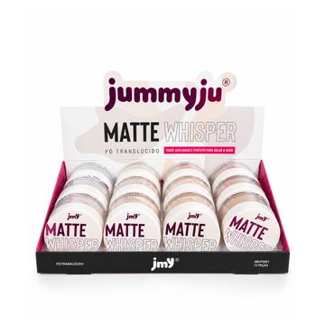 Box Pó Translúcido Matte Whisper Jummyju - 12 Unidades