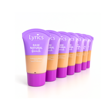 Kit c/ 6 Unidades - Base Natural Finish Acabamento Natural | Lyrics (R$ 8,99)