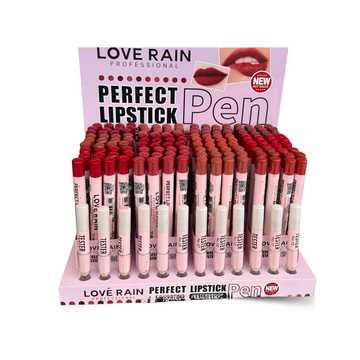 Lápis Batom Perfect Lipstick Love Rain – Box com 144 Unidades