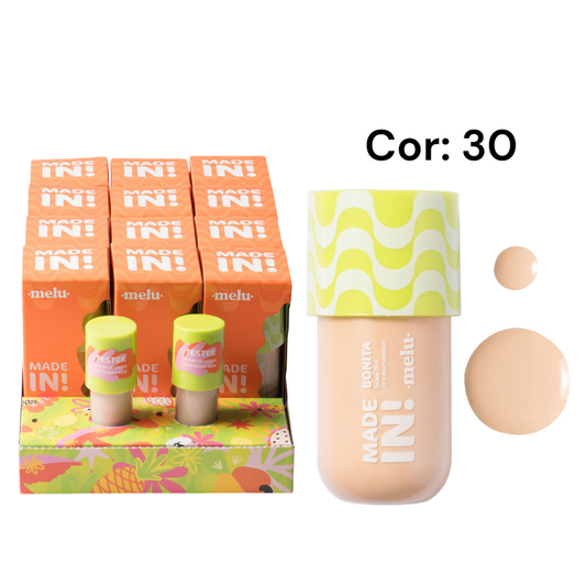 Base Tint Bonita Made In Ruby Rose – Box com 12 Unidades (Cor 30)