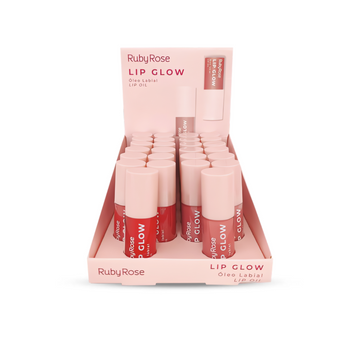 Box C/24 UNI Lip Glow Óleo Labial Lip Oil- Ruby Rose R$ 8,62