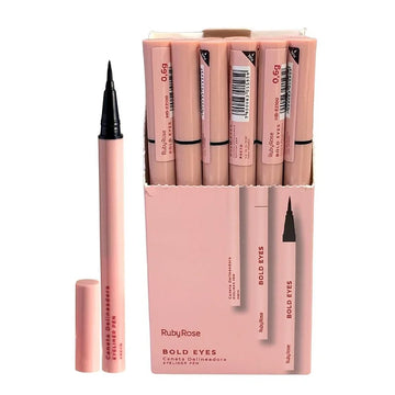 Caneta Delineadora Bold Eyes Ruby Rose - Box com 24 Unidades