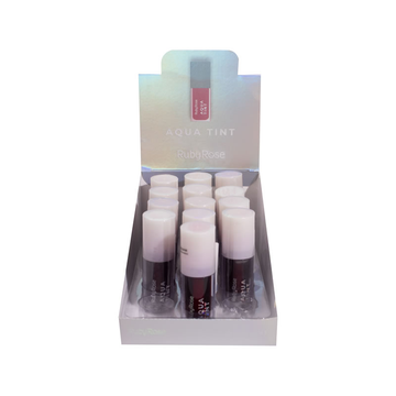 Lip Tint Ruby Rose Aqua Tint Cor 01 – Box com 12 Unidades