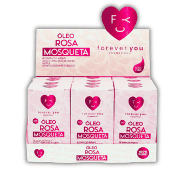 Óleo de Rosa Mosqueta 100% Puro Forever You – Box com 12 Unidades