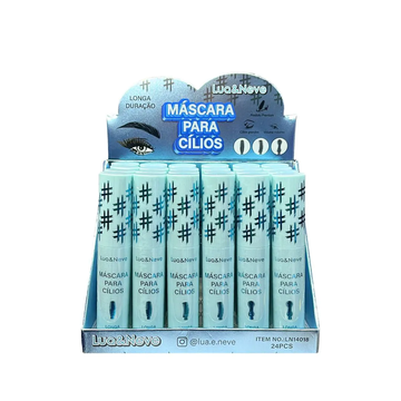 Box C/ 24 Unidades Máscara Para Cílios Longa Duração Lua & Neve R$: 6,68
