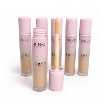 Kit com 06 Unidades Corretivo Multiuso Easy Correct Pink21 Cosméticos