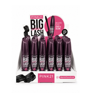 Box Máscara para Cílios Big Lash Boneca Pink21 Cosmeticos - 24 Unidades