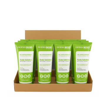 Gel Facial Antioleosidade Dermachem Ácido Salicílico 100g – Box com 12 Unidades
