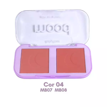 Duo de Blush Ruby Rose Mood  – Box com 12 Unidades (Cores 07 e 08)