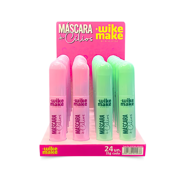Máscara de Cílios Wike Make By Miss Rôse – Box com 24 Unidades