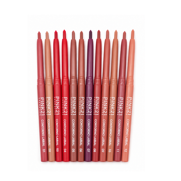 Kit Contorno Labial Pink21 Cosmeticos - 12 Unidades