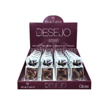 Box Gloss Verniz Desejo Mia Make - 24 Unidades