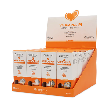 Sérum Facial Vitamina C Oil-Free Griffty – Box com 20 Unidades