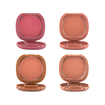 Kit Blush Compacto com Espelho Pink21 Cosmeticos - 04 Unidades