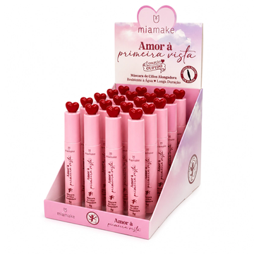 Box Máscara de Cílios Amor a Primeira Vista Mia Make - 24 Unidades