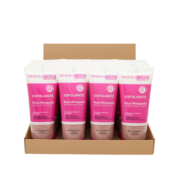 Gel Esfoliante Rosa Mosqueta 100g Dermachem – Box com 12 Unidades