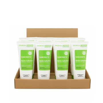 Sabonete Facial Dermachem Ácido Salicílico Pele Oleosa 100g – Box com 12 Unidades