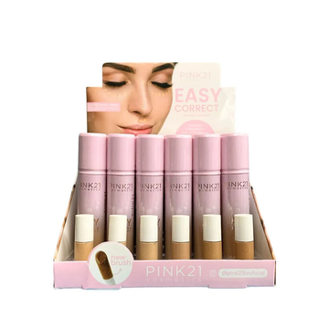 Corretivo Multiuso Easy Correct Pink21 Cosméticos – Box com 24 Unidades