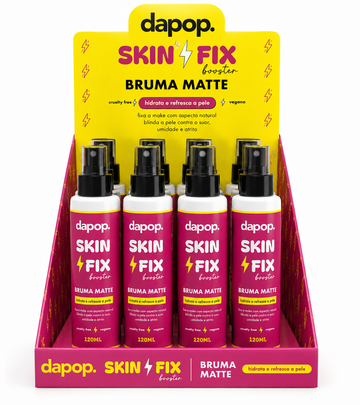 Box Bruma Matte Skin Fix Booster Dapop - 16 Unidades