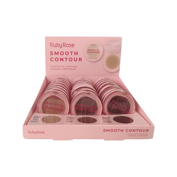 Box C/ 24 Unidades Contorno Cremoso Smooth Contour Ruby Rose R$: 7,99