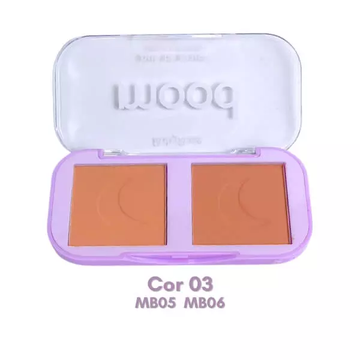 Duo de Blush Ruby Rose Mood – Box com 12 Unidades (Cores 05 e 06)