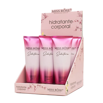 Hidratante Corporal Sedutora Miss Rôse - Box com 09 Unidades