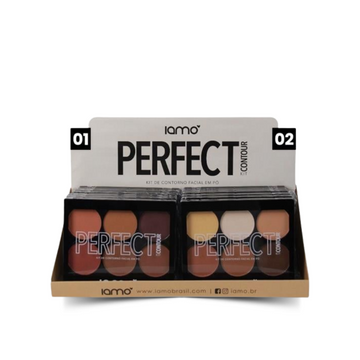 Paleta de Contorno com 06 Cores Iamo – Box com 12 Unidades