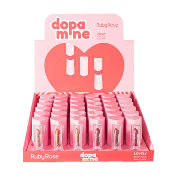 Box c/ 36 Unidades - Blush Stick Lovely | Dopa Mine (R$ 10,80)