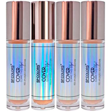 Kit C/ 04 Unidades Corretivo Liquido Cover Up SP Colors R$: 9,78