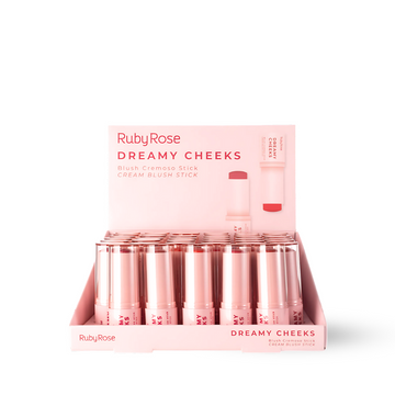 Box c/ 36 Unidades - Blush Cremoso Stick Dreamy Sheeks | Ruby Rose