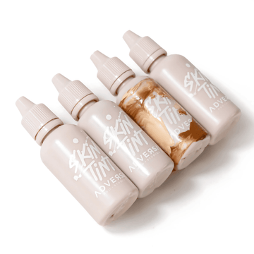 Box C/10 Unidades Base Fluída Vegana Adversa Skin tint Cor (300/350/360/400)