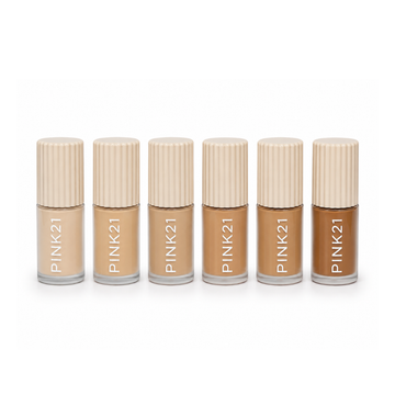 Kit Base Facial Perfcet Match Pink21 Cosmeticos - 06 Unidades
