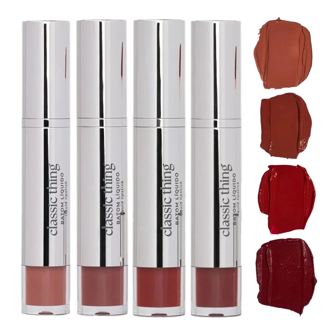 Batom Líquido Classic Thing Blow Ruby Rose - Kit com 4 Unidades - G1