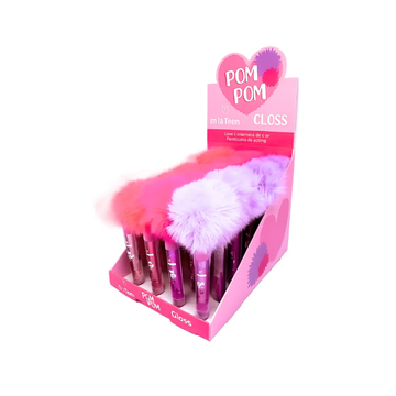 Box Gloss Pompom Mia Teen - 24 Unidades