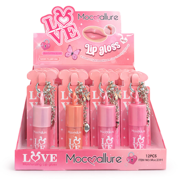 Lip Gloss Love Mocmallure – Box com 12 Unidades