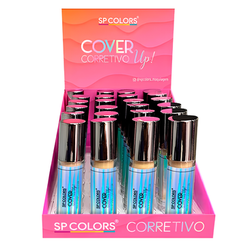 Box C/ 24 Unidades Corretivo Liquido Cover Up SP Colors R$: 8,49