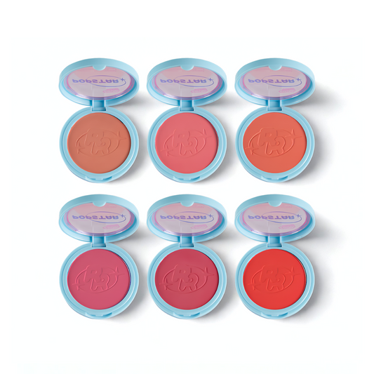 Blush Compacto Play Back Popstar Ruby Rose - Kit com 06 Unidades
