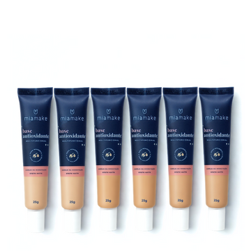 Kit c/ 6 Unidades - Base Antioxidante | Mia Make (R$ 8,77)