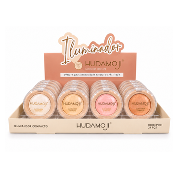 Iluminador Compacto Hudamoji – Box com 24 Unidades